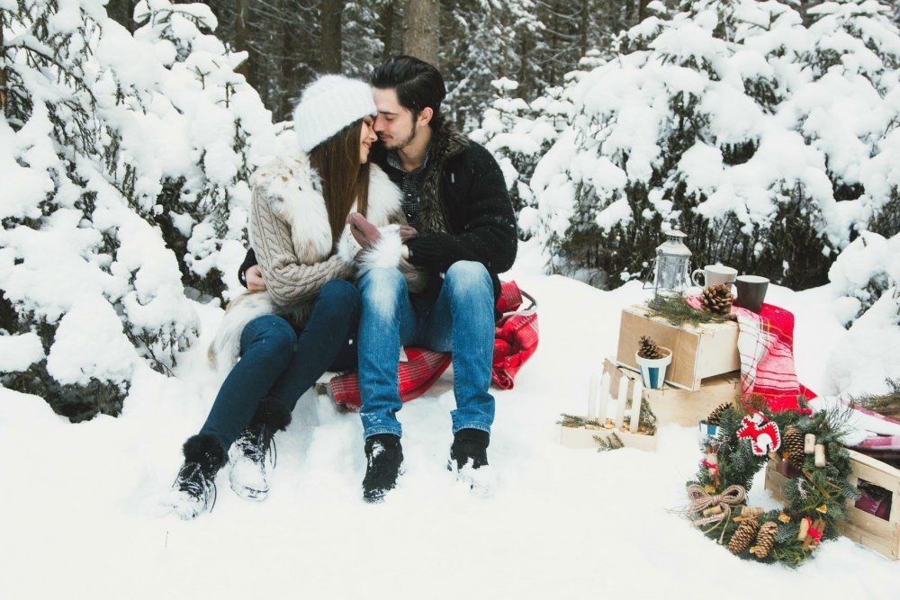 Фотосессия зимой