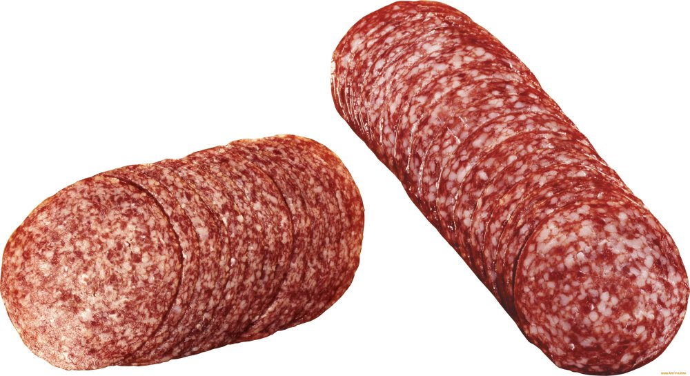 Колбаса в разрезе