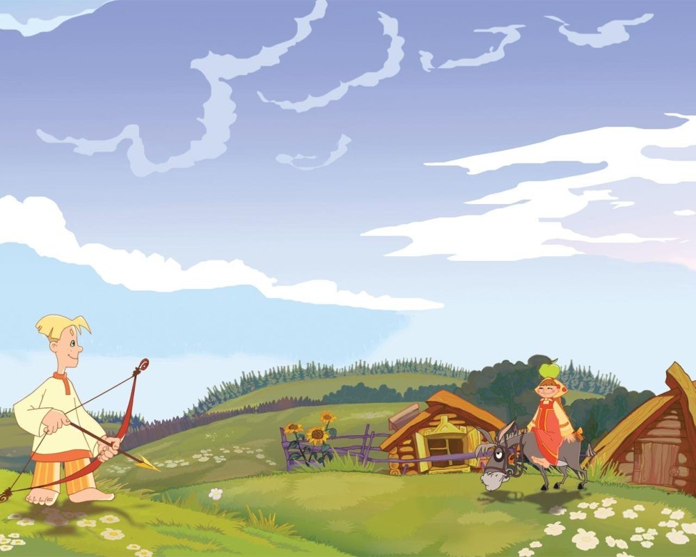 Фон для презентации по сказкам Пушкина