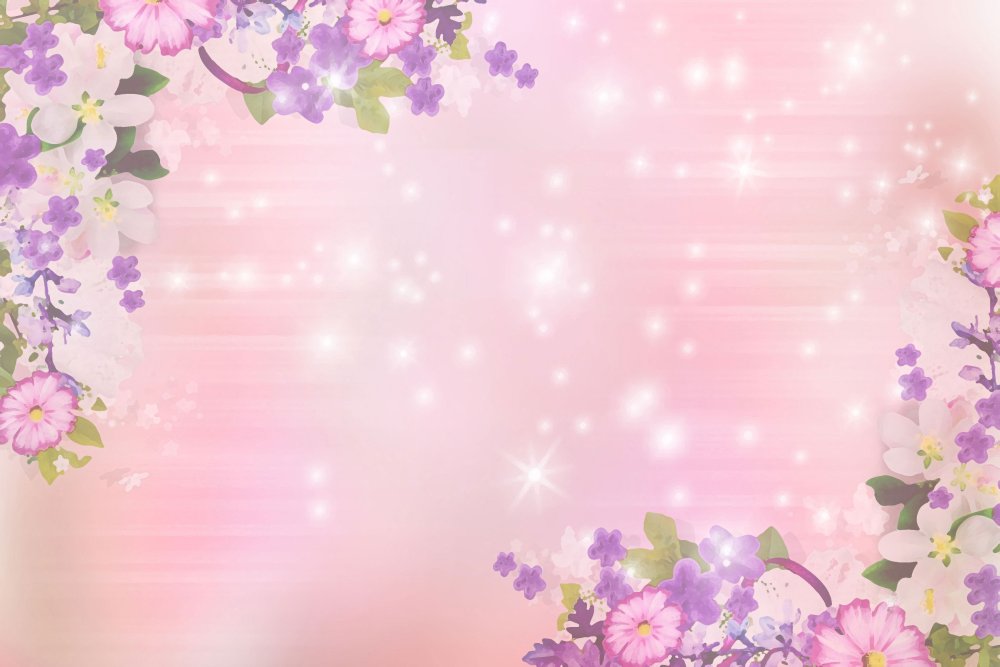 Цветочный фон для презентации