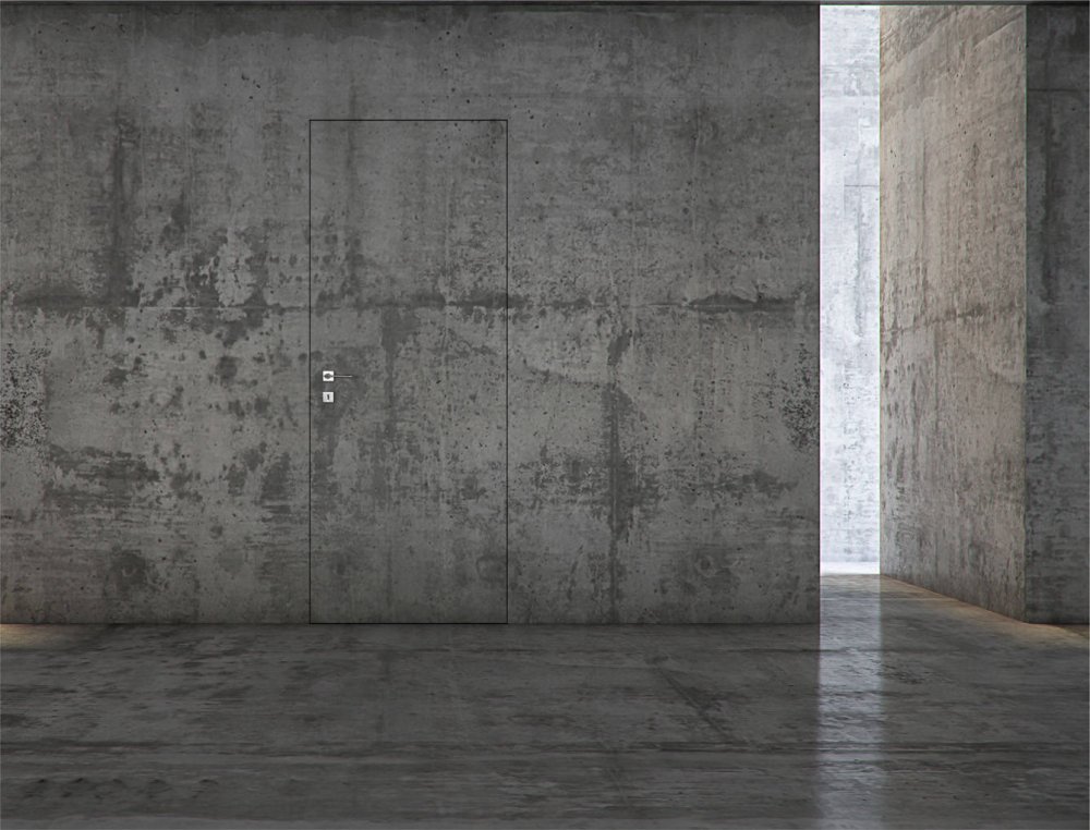 Бетонная стена перспектива