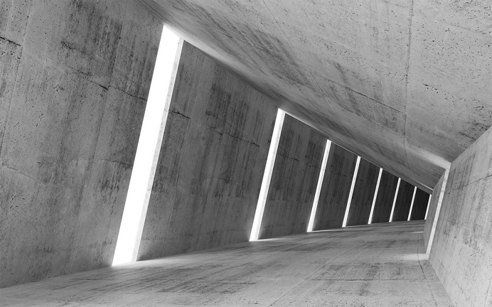 Бетонная стена перспектива