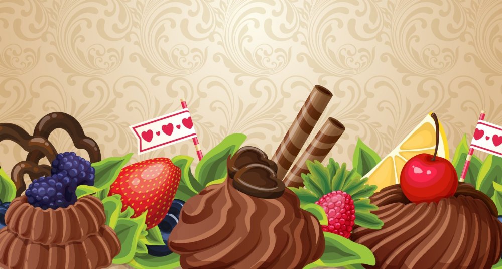 Печенье фон