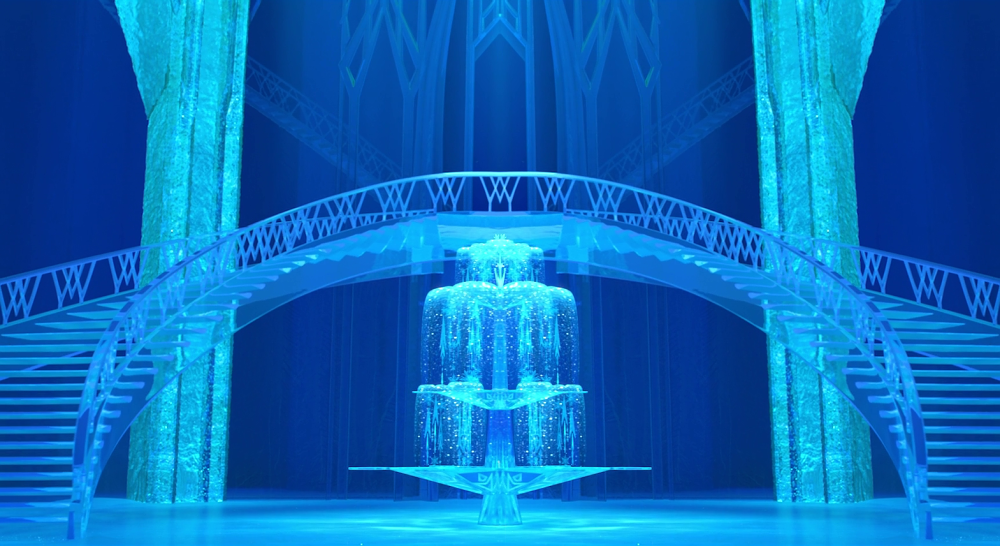 Холодное сердце дворец Эльзы