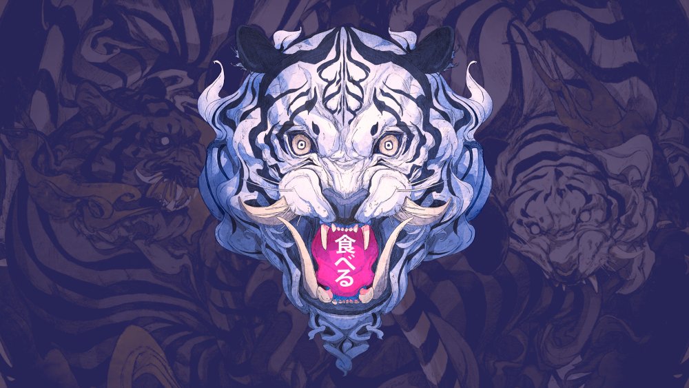 Oni японский демон тигр