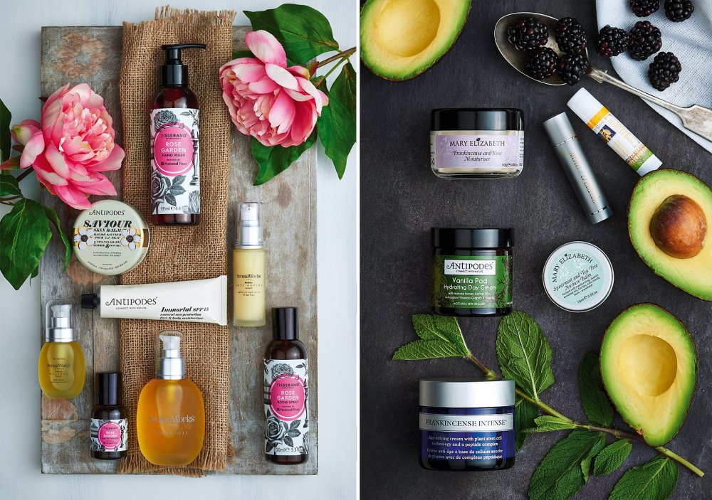 Раскладка уходовой косметики