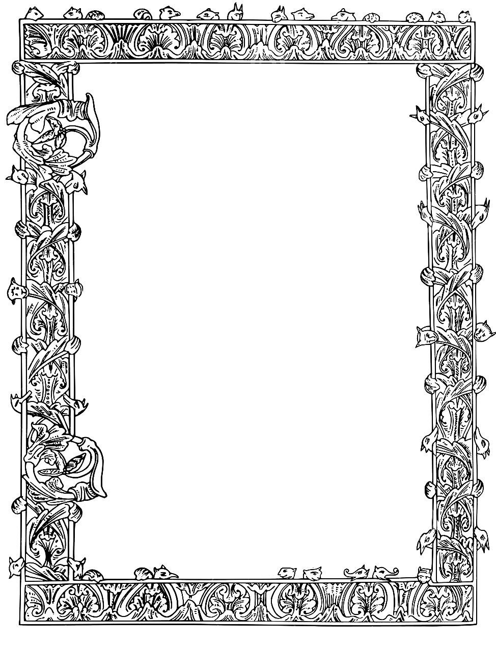 Рамка в античном стиле