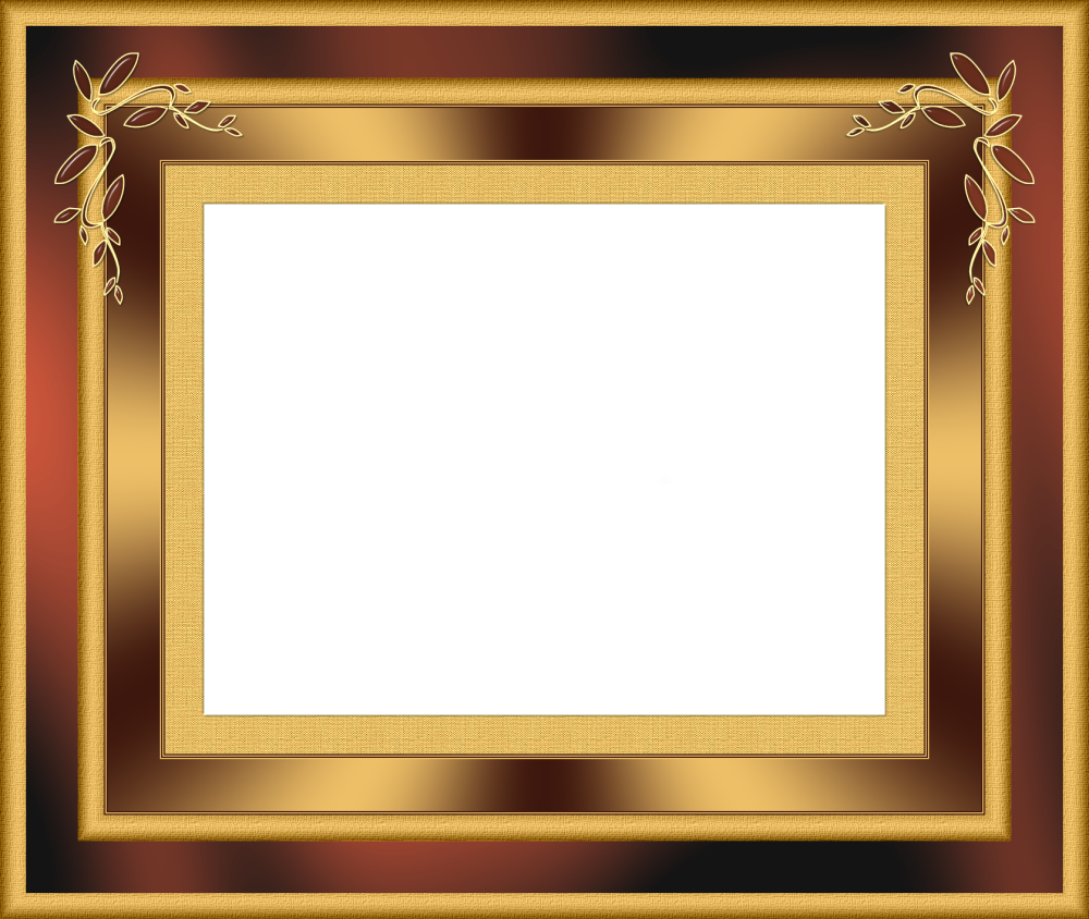 Красивые золотистые рамки