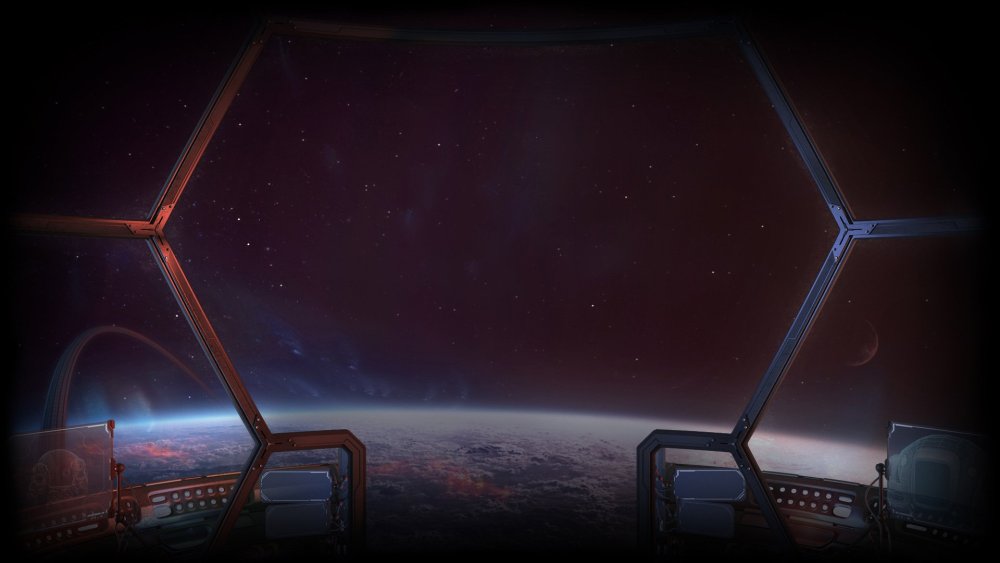 Космический корабль фон амонг АС