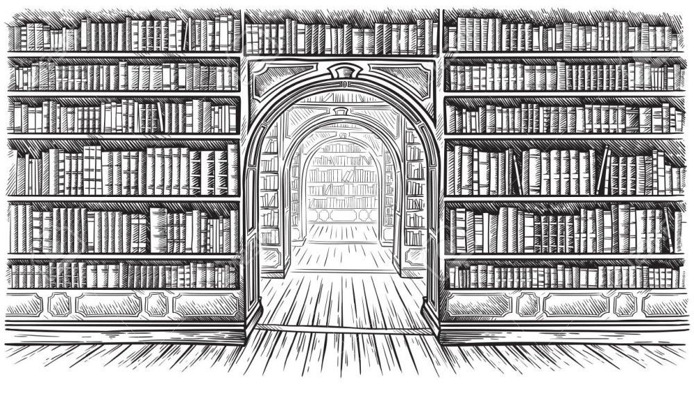 Книжные полки арт