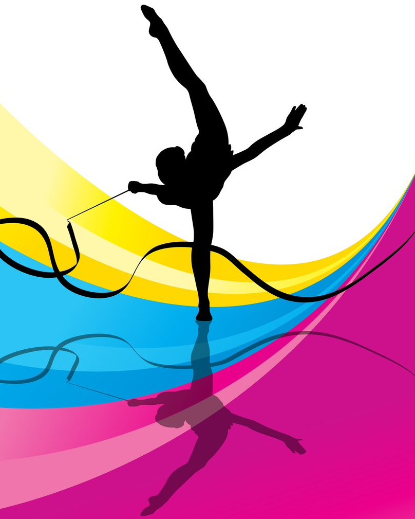 Гимнастка рисунок