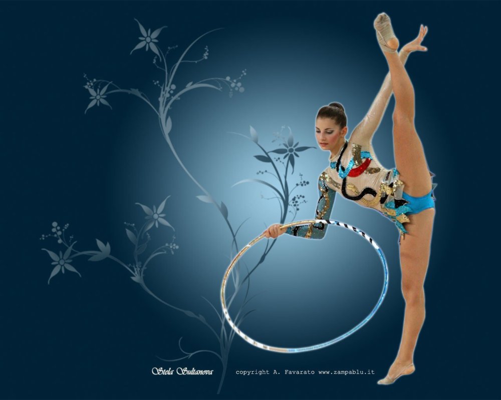 Обои с гимнастками