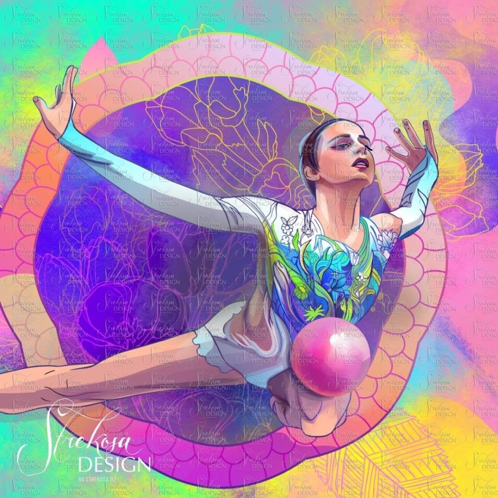 Художественная гимнастика рисунки