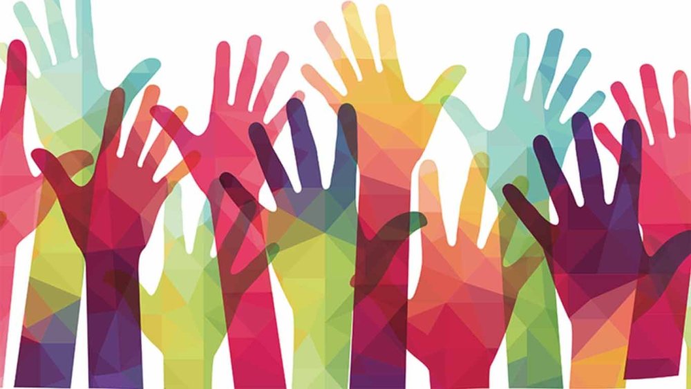 Волонтеры иллюстрация