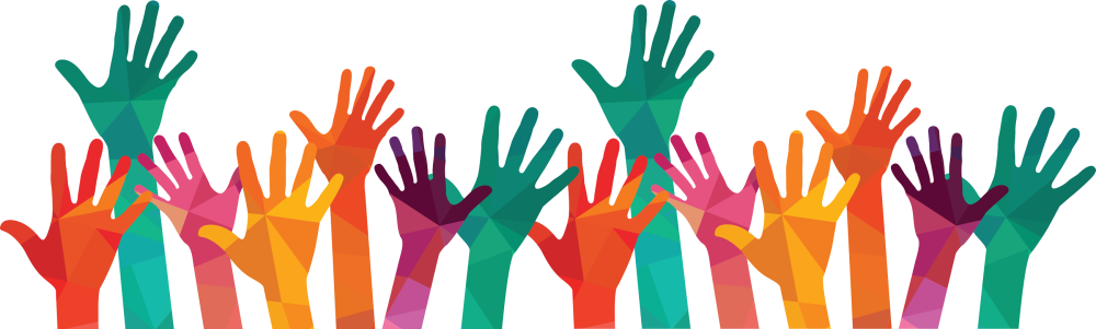 Волонтер на прозрачном фоне