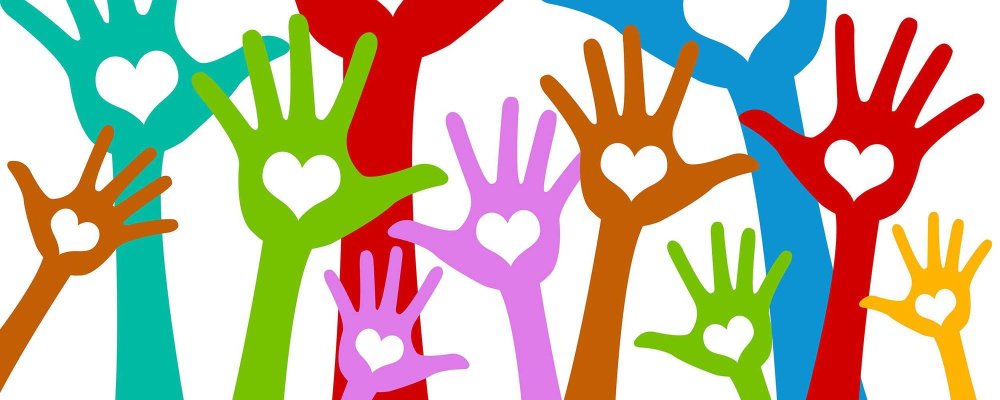 Фон для волонтерского объединения