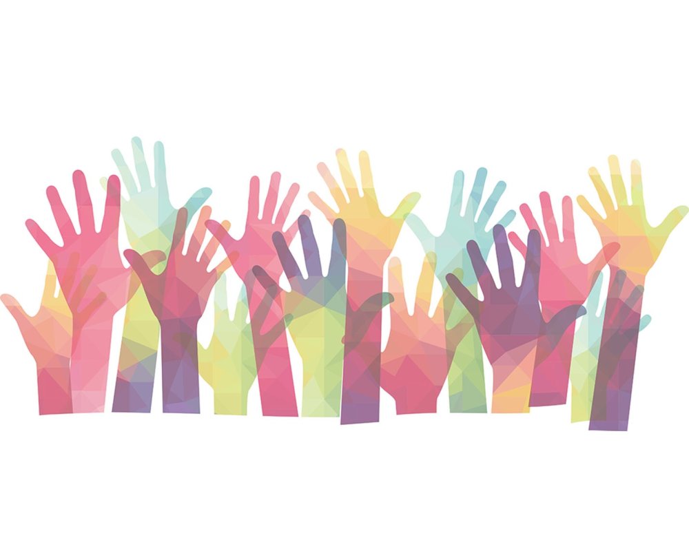 Волонтеры фон