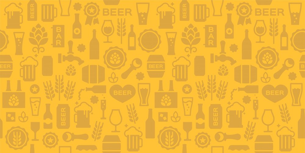 Пивной паттерн вектор