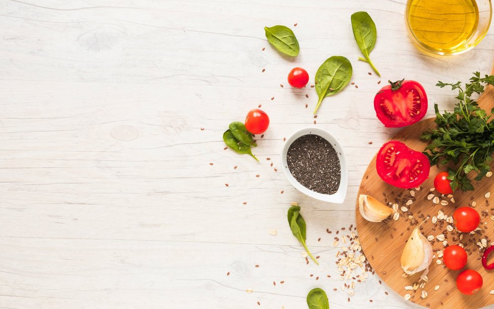 Фон для летнего меню ресторана