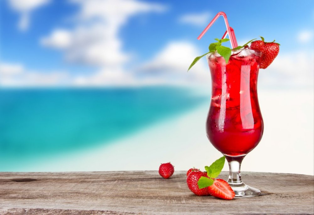 Напитки на пляже