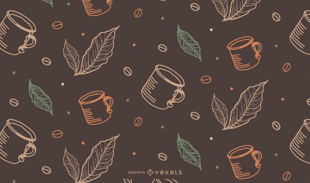 Fresh Cafe Wallpaper vector