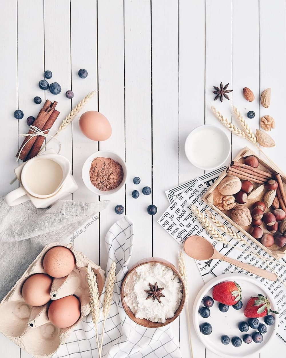 Раскладка еды