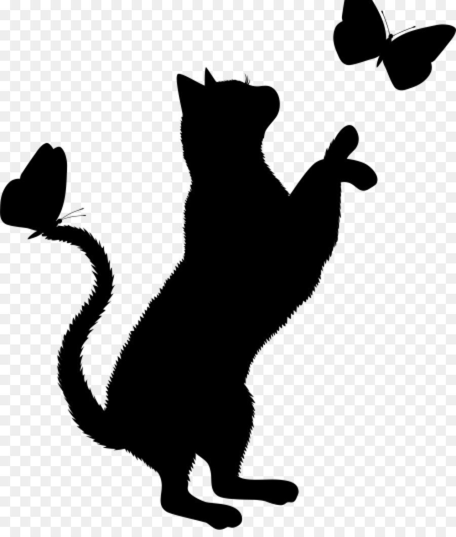 Силуэт кошки в круге