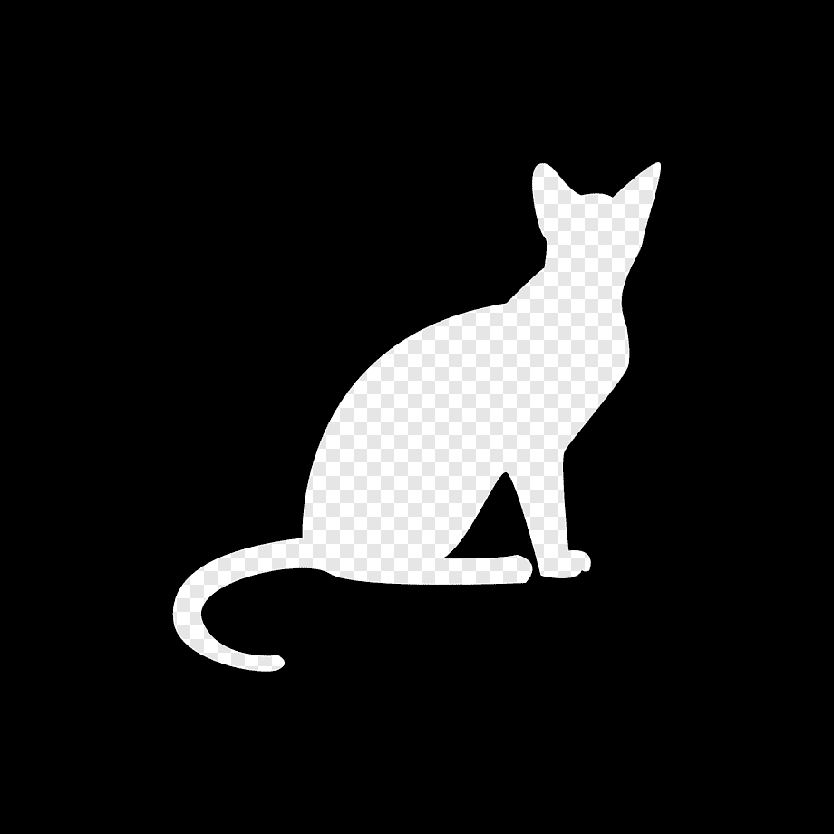 Векторные силуэты кошек