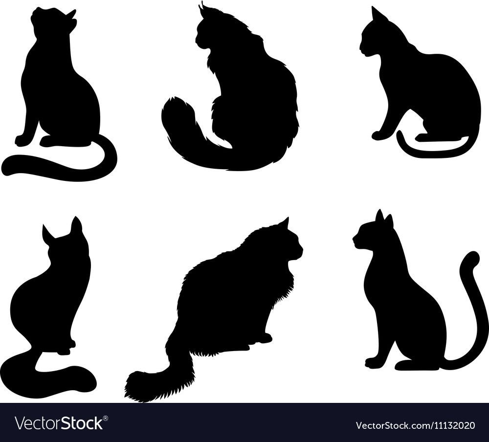 Силуэт кошки