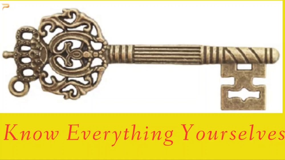 Старинный золотой ключ