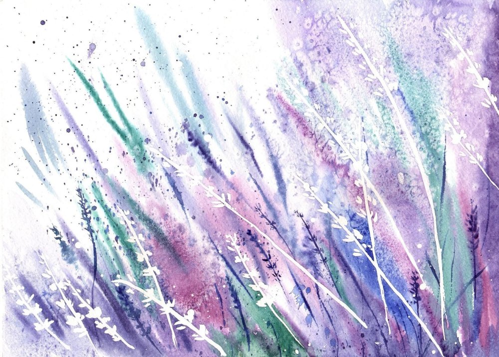 Акварельный фон