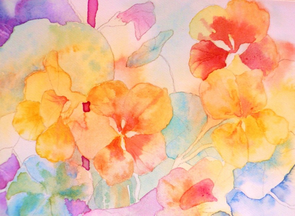 Кристина Пирекеева пионы мастихином