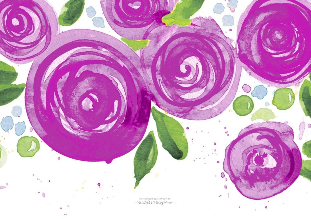 Фон осень акварель