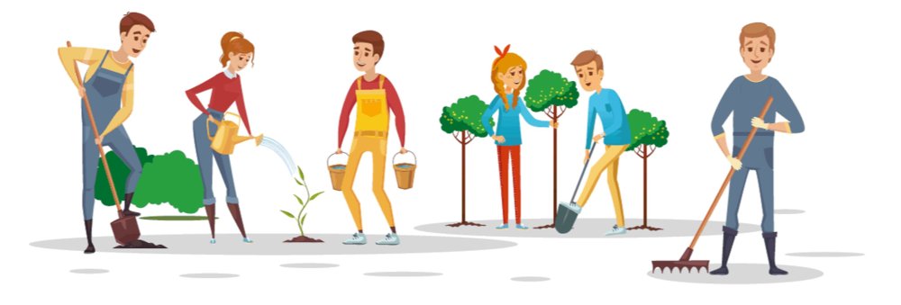 Субботник мультяшный