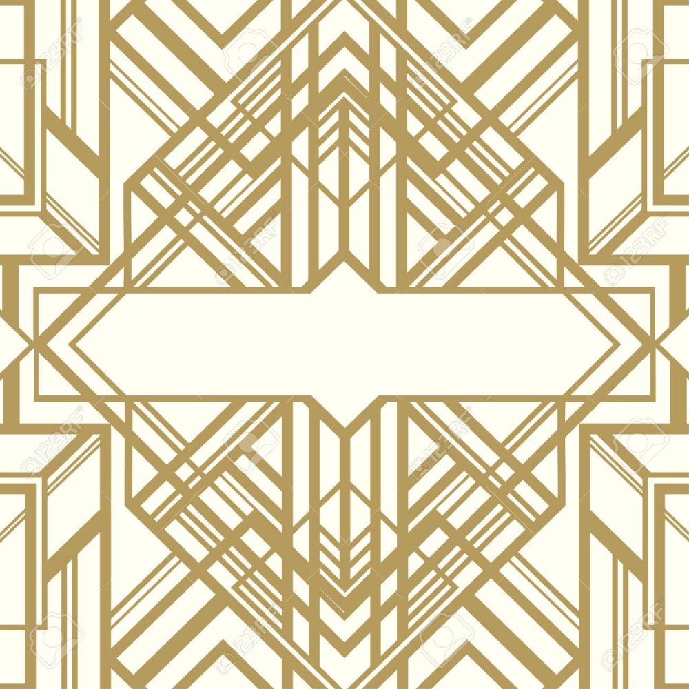 Орнамент в стиле Великий Гэтсби