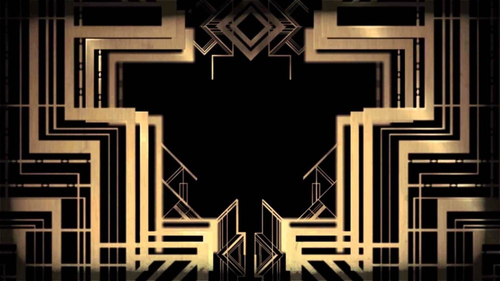 Ар деко Великий Гэтсби орнамент