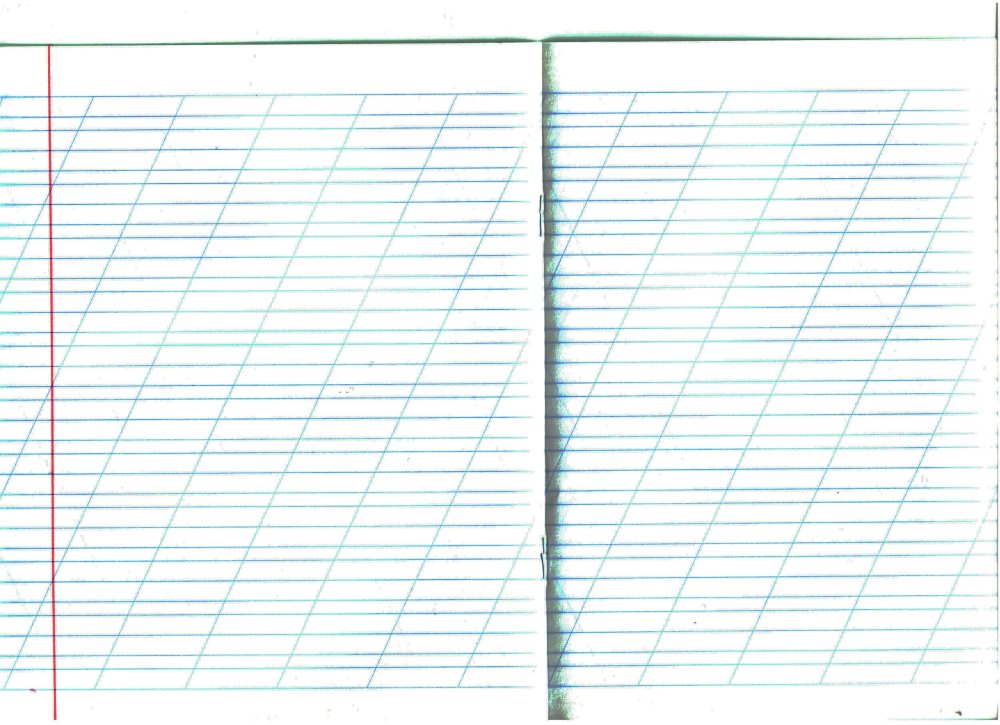 Разлиновка узкая косая линия а4