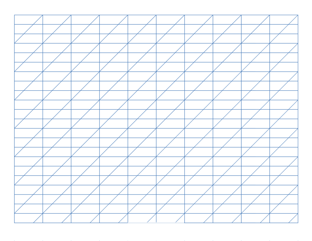 Разлиновка в косую линию а4