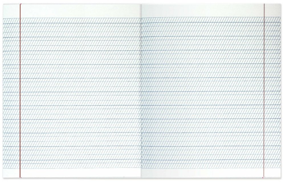 Тетрадь 12л частая косая линия