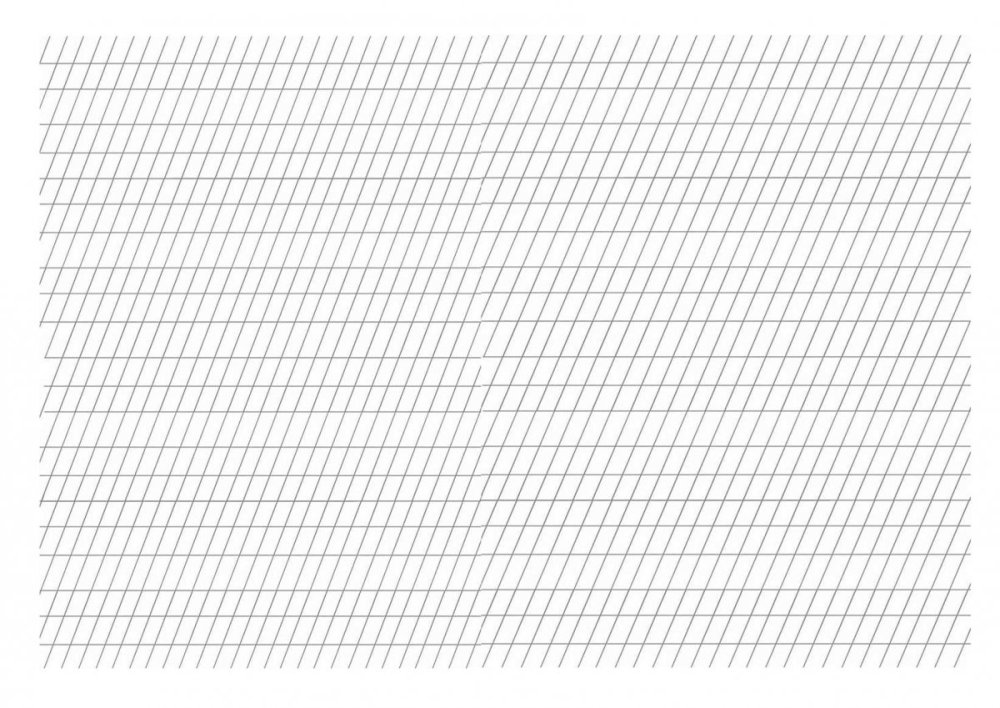 Разлиновка косая линия а4