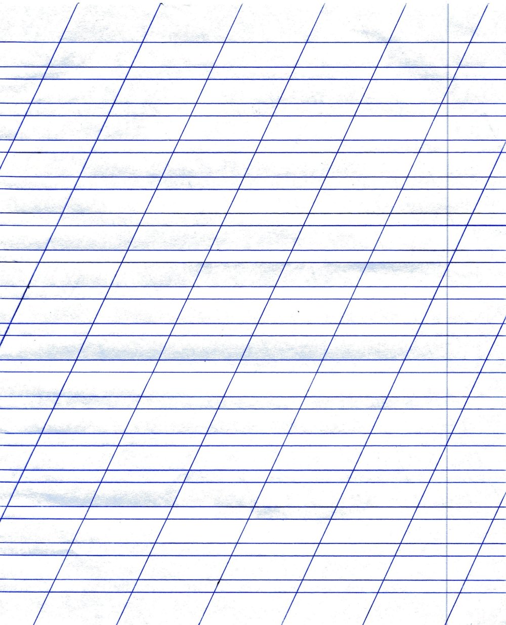 Частая косая линейка