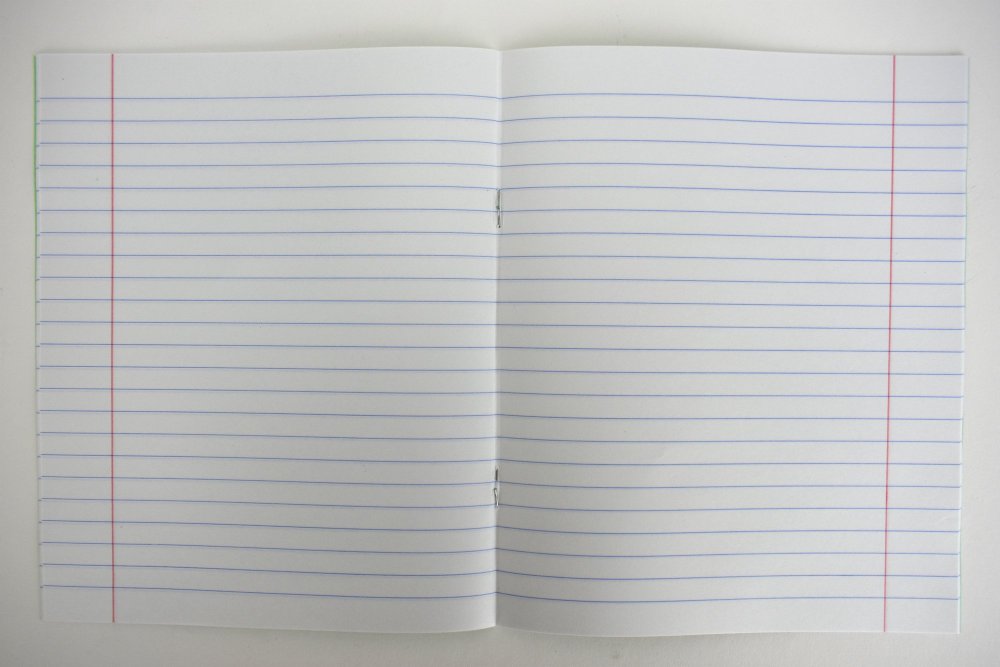 Лист в косую линию