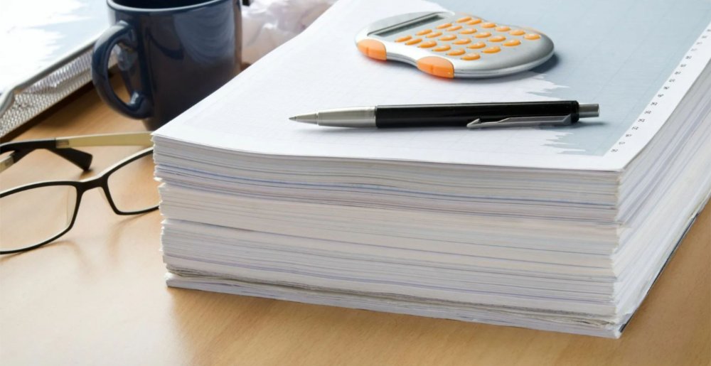 Красивая стопка бумаг