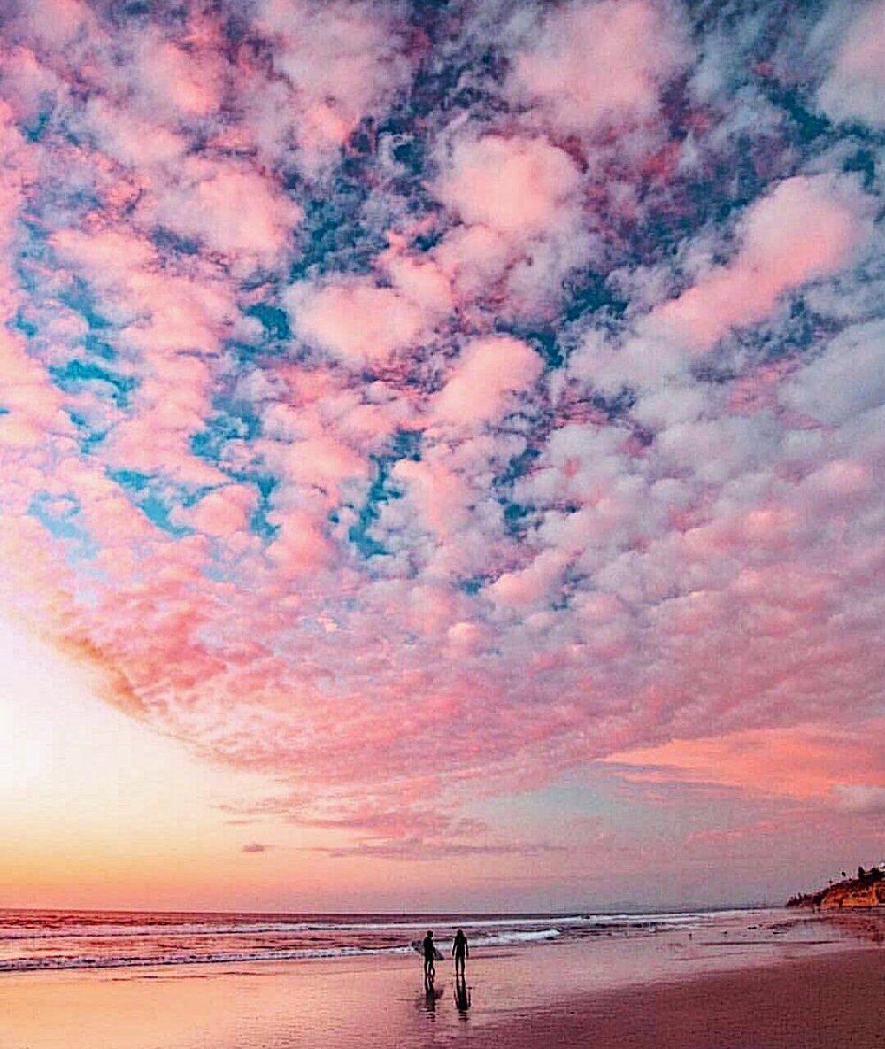 Розовое небо