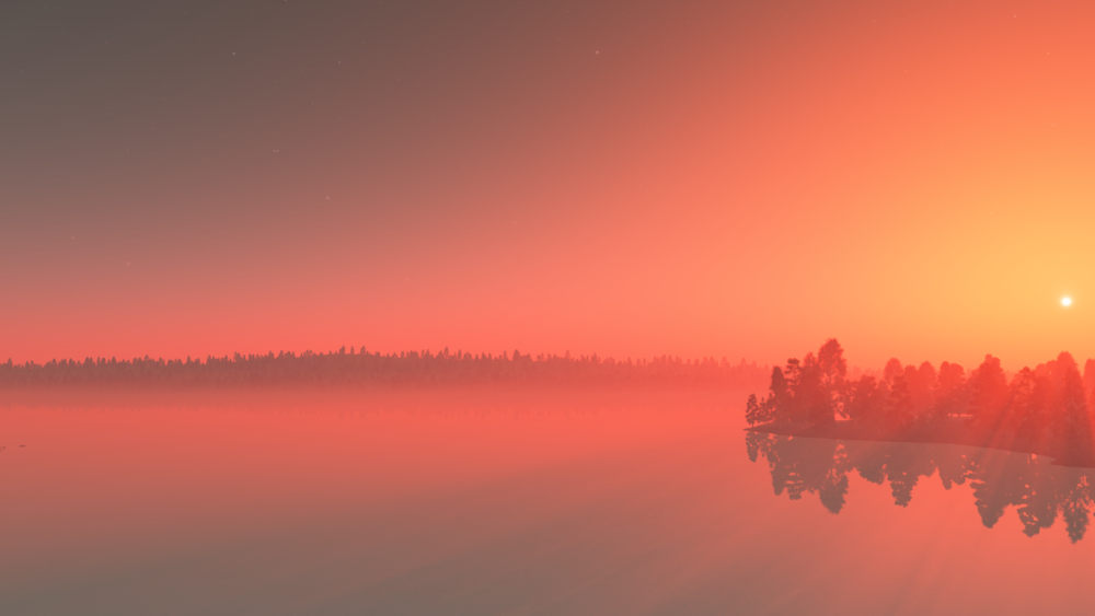 Бледный закат