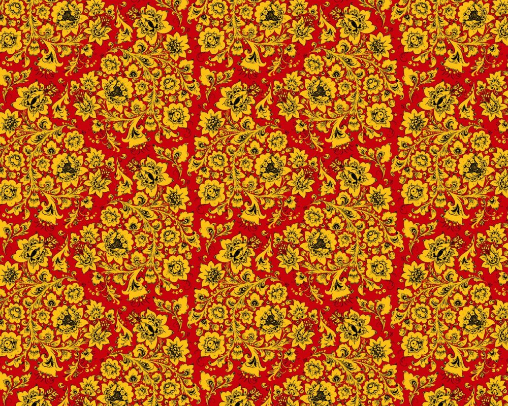 Хохлома паттерн