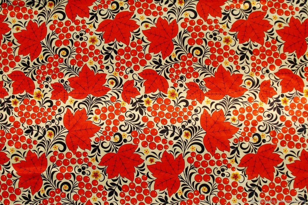 Денис Симачев Хохлома текстура