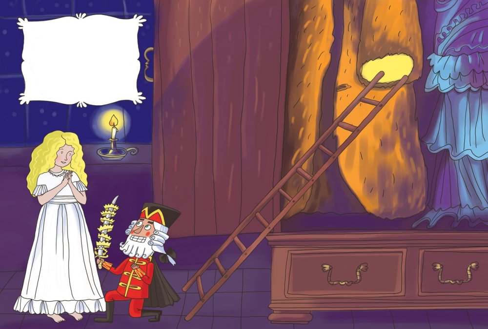 Балерина из Щелкунчика вектор