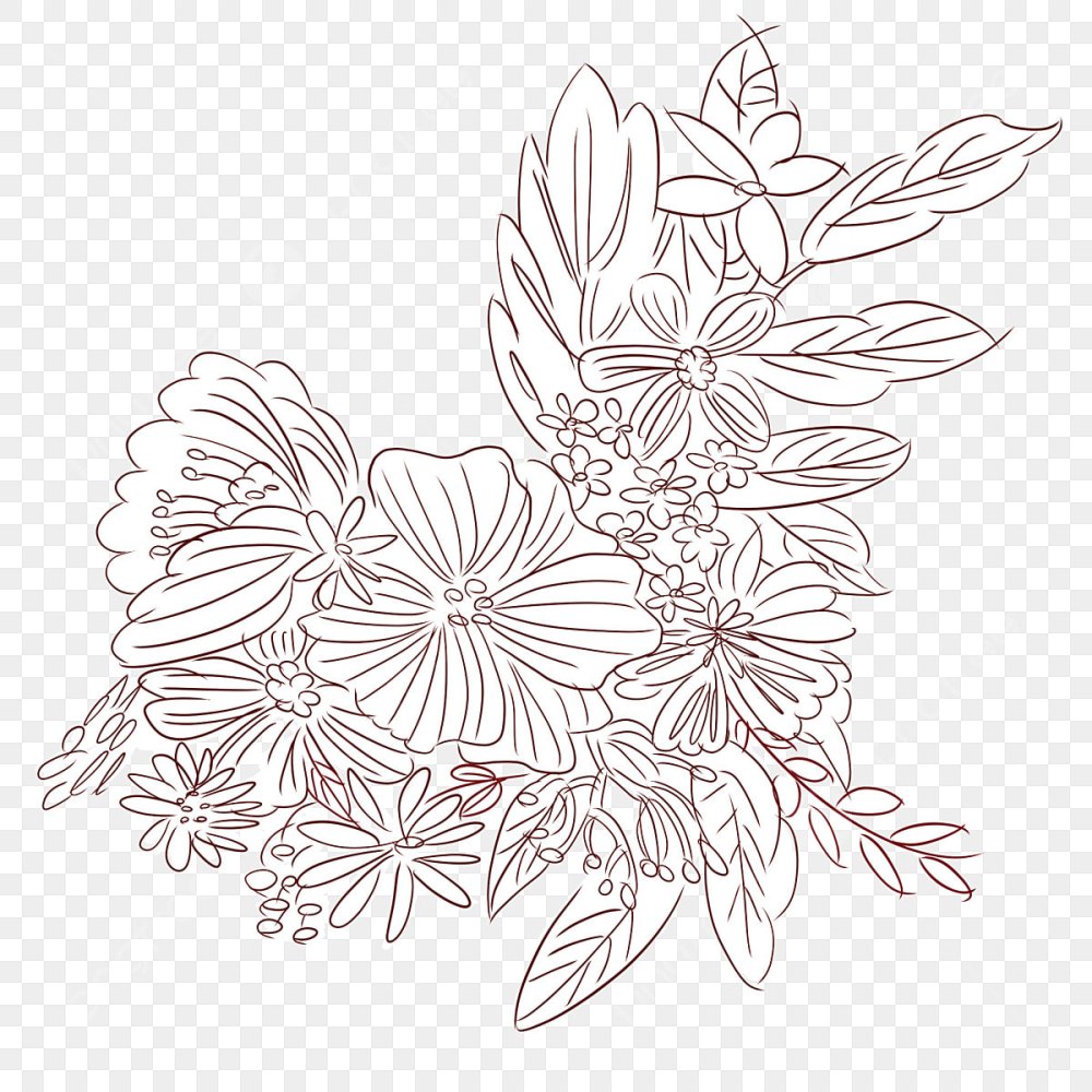 Пион Зентангл