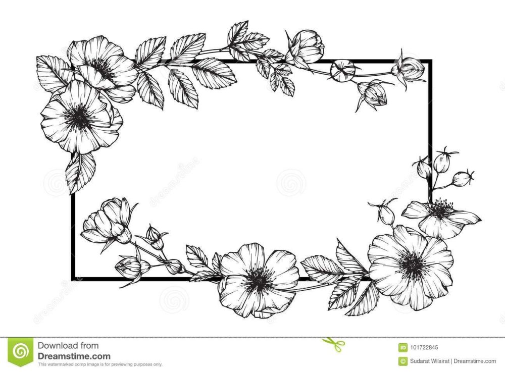 Эскизы тату цветы